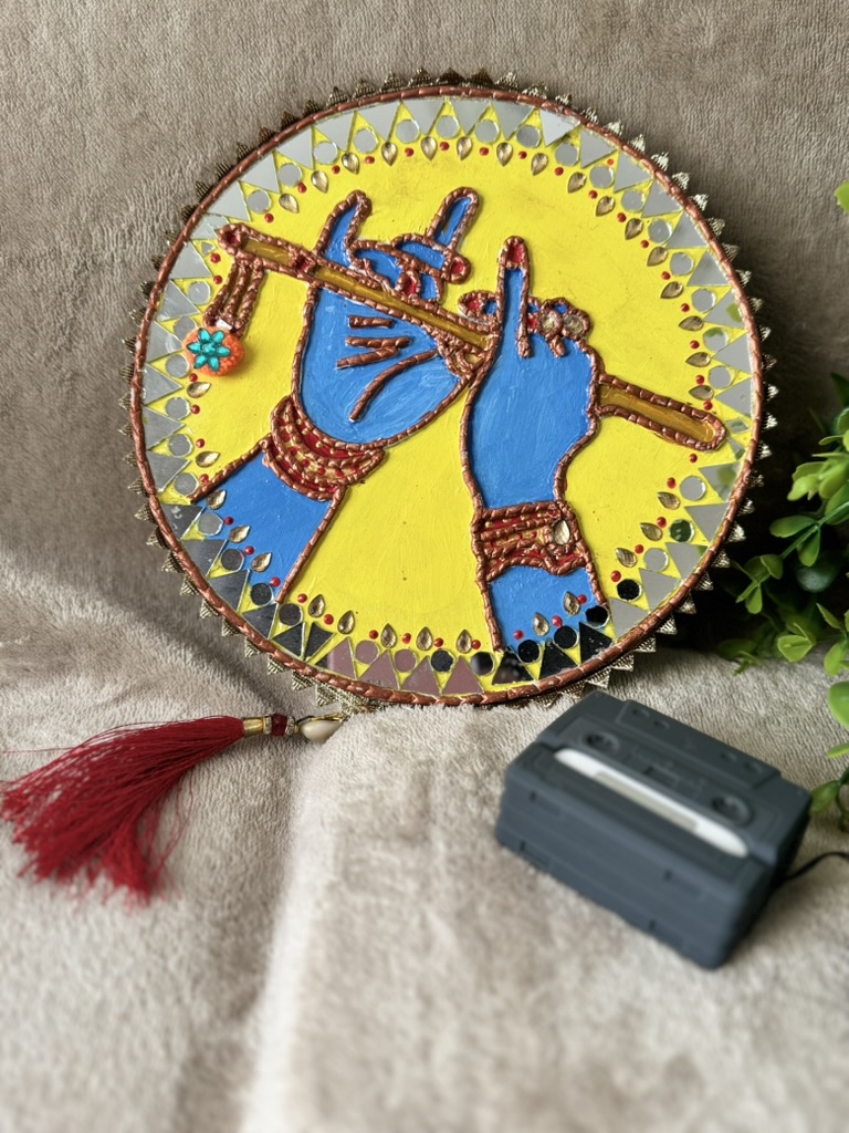 MDF Rangoli - Krishna Hand